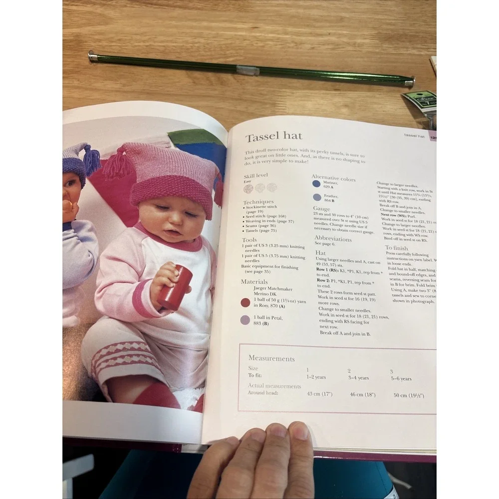 Cute Knitting Bunch With 4 Sets Of Needles And 3 Books